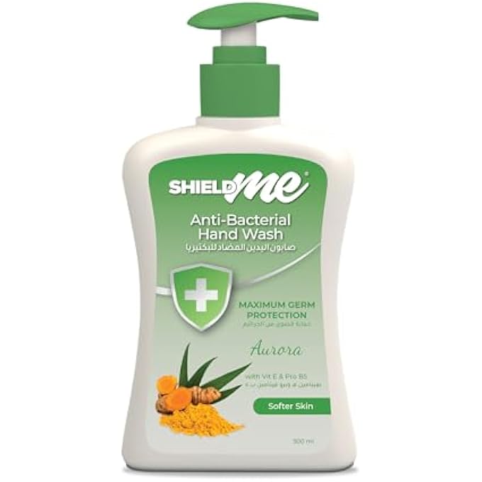 SHIELDME ANTIBACTERIAL HANDWASH LIQUID SOAP, AURORA  300ML - Image 1